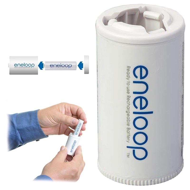 Panasonic Sanyo Eneloop C Size Adapter